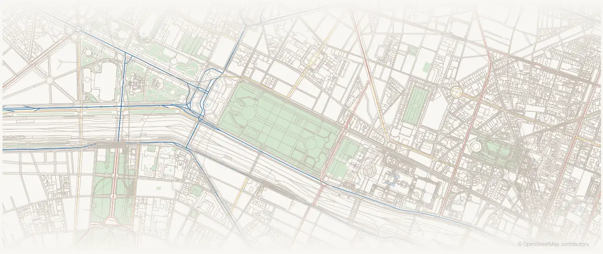 Le quartier Les Tuileries à Paris