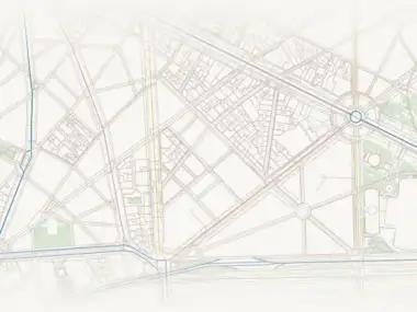 Quartier Triangle d'Or à Paris